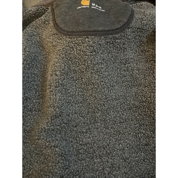 Vintage Carhartt Zip Up Jacket Women’s small 8-10 Dark Gray - Picture 9 of 9